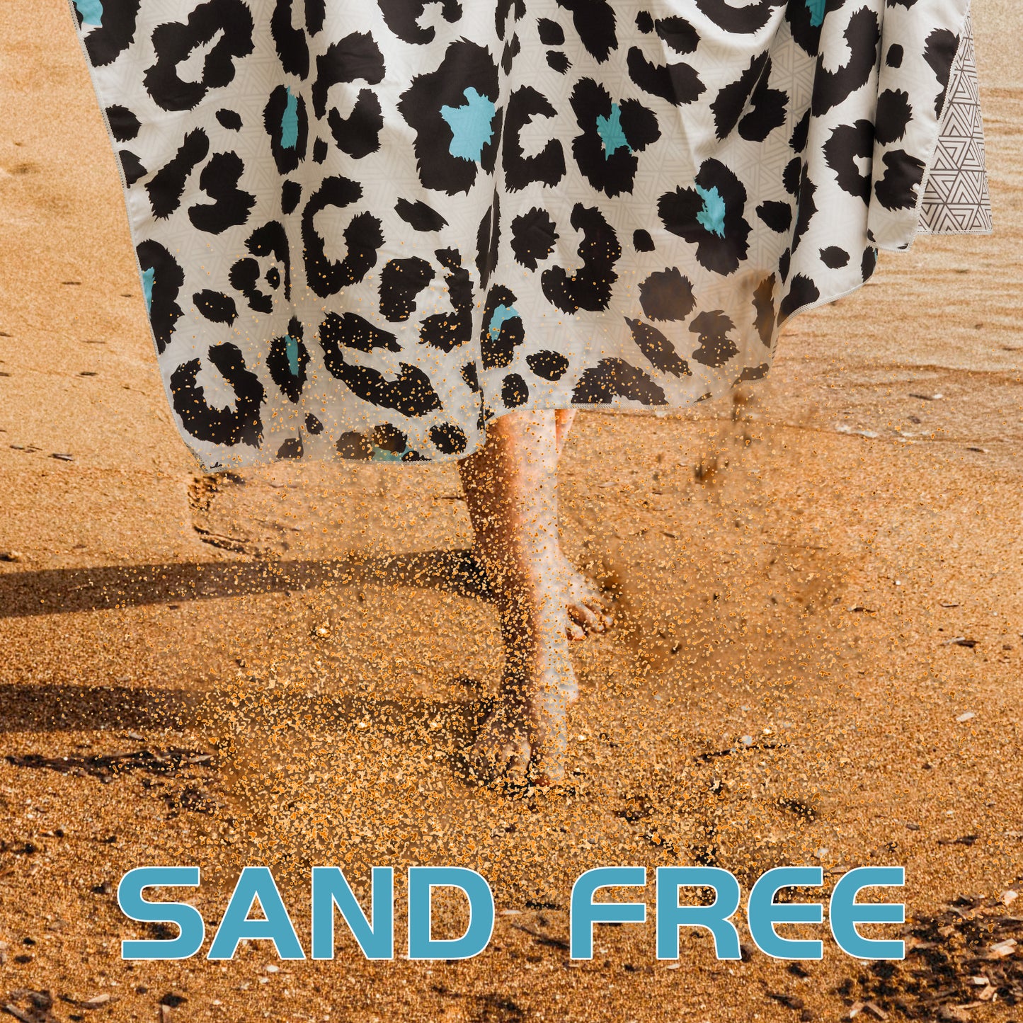 CyanCloud Microfiber Beach Towel Fast Drying, Extra Large 30" x 60" Sand Free Beach Towel Super Lightweight Towels for Swimming Pool, Camping, Picnic, Yoga Gym Sports(Stone)