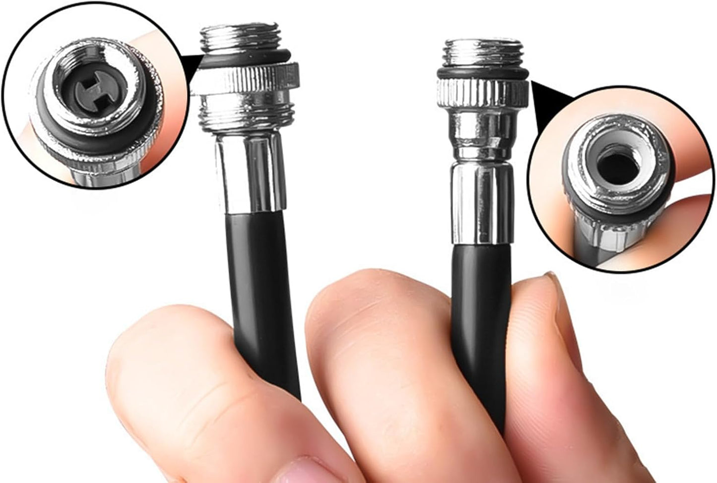 CyanCloud Mini Bike Pump,Bicycle Pump Portable, Universal American and French valves, no Need to Change valves for Road and Mountain Bikes, Scooter tire Pumps.